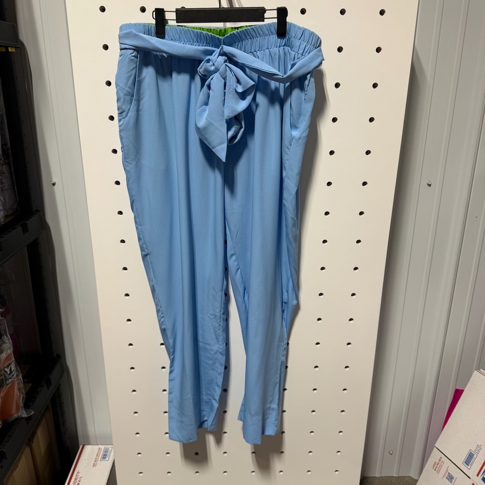 NWT Gretchen Scott Bon Voyage Pant Periwinkle Size XXXL